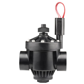 Hunter PGV valve in globe configuration for flexible irrigation layouts.