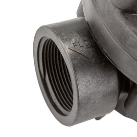 Hunter PGV solenoid close-up showing rugged design for heavy-use systems.