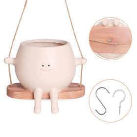 HUNTHAWK smiley swing planter as a thoughtful gift idea for kids and teachers