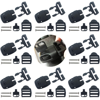 Huouo spa latch repair kit showing eight latches for secure cover closure