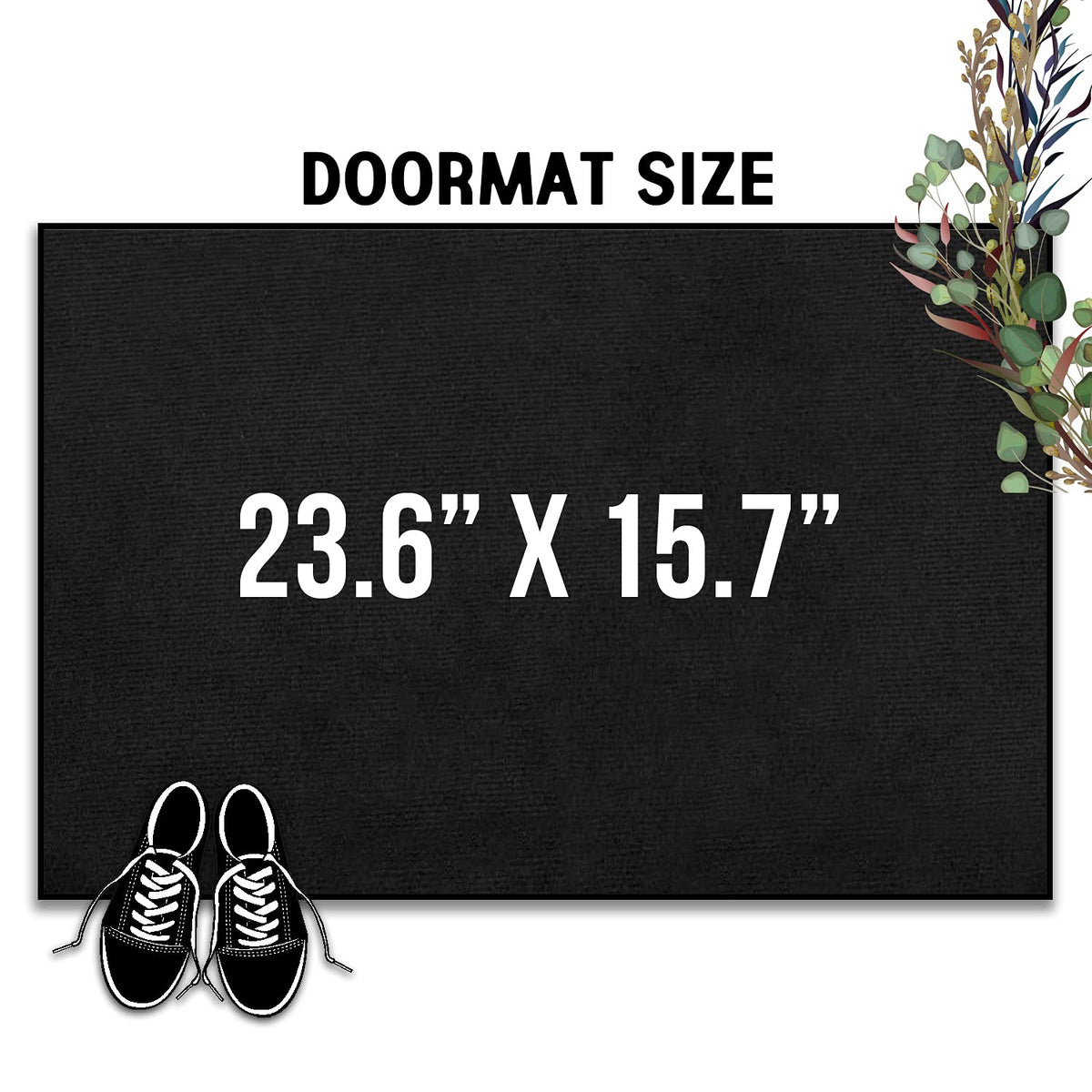 Hurdorak Hello Mothafucka doormat in entryway showing welcoming design.