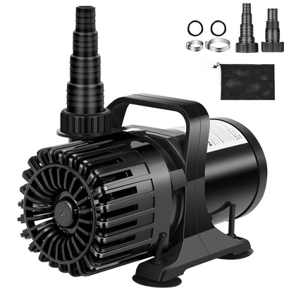 Hurmovae pond-pump-3200-gph circulates water for koi ponds and fountains