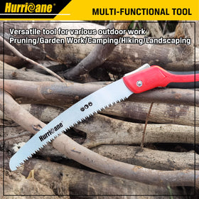 Hurricane 10in folding saw camping bushcraft ready for outdoor tasks