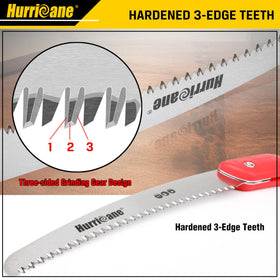 Hurricane 10in folding saw folding design for compact outdoor carrying