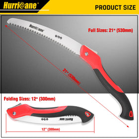 Hurricane 10in folding saw soft handle for comfortable grip in wet conditions