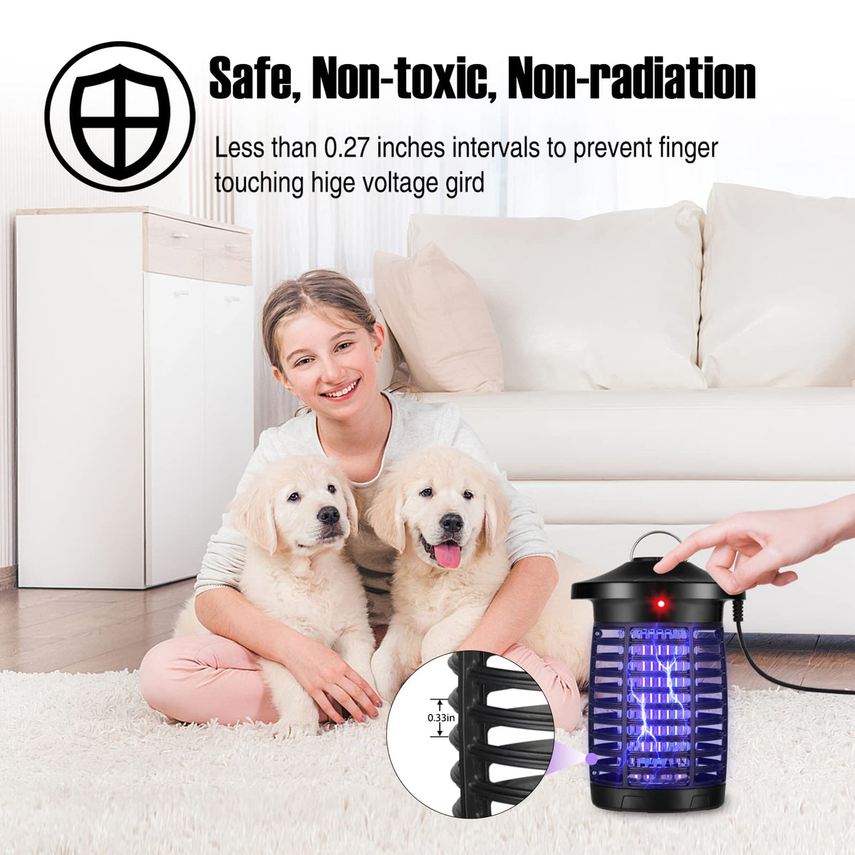 Husaco Smart Bug Zapper Outdoor Wi-Fi setup enables remote control