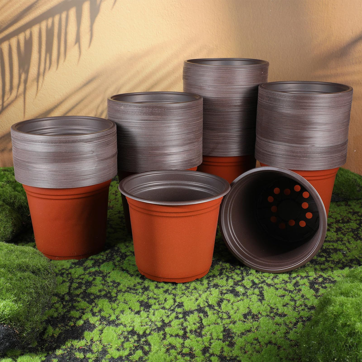 Hushee versatile pots for indoor and outdoor gardening applications.