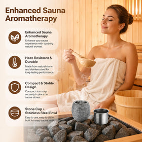 Hushee spa ready aromatherapy accessory enhances home relaxation sessions.