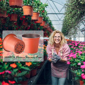 Hushee thickened bottom promotes airflow and drainage for seedlings.