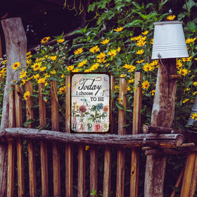 Husienzn Garage yard decor sign adds character to outdoor areas