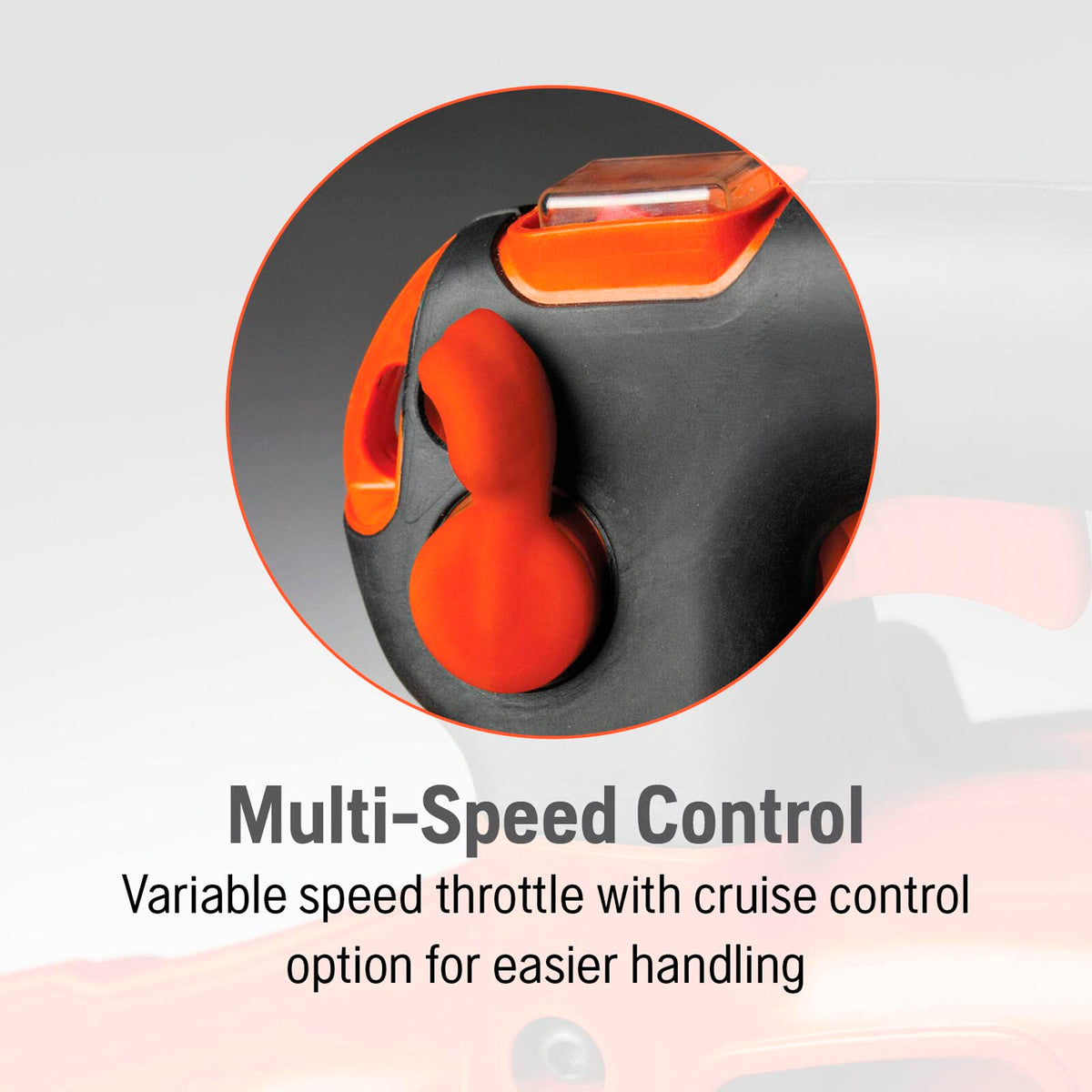 125BVx with Vac-Kit attached for vacuuming and mulching
