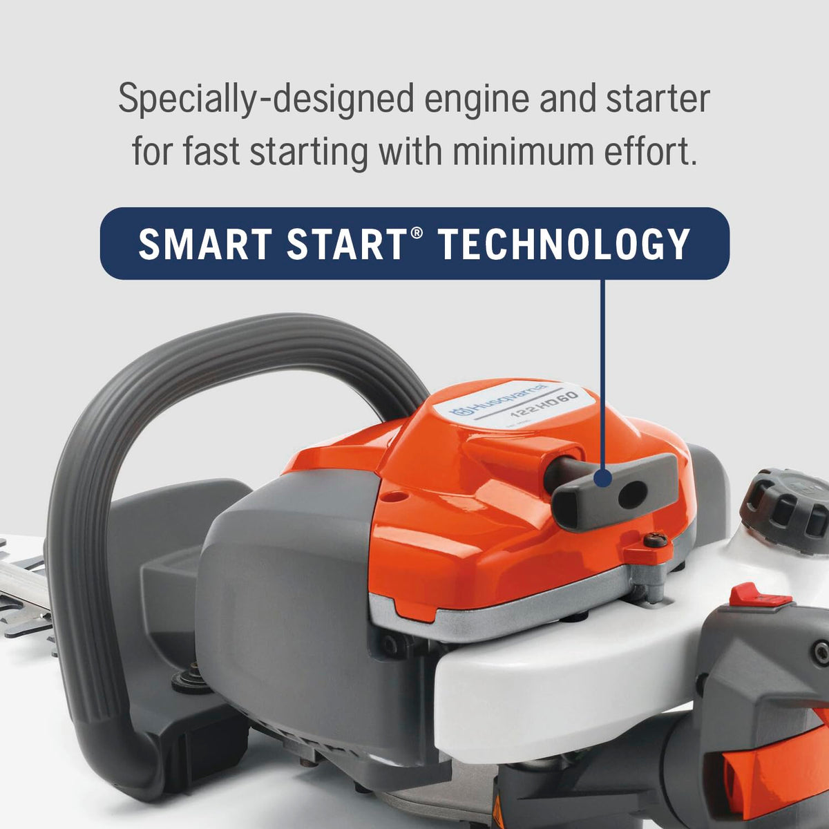 Husqvarna 322HD60 durable gearbox built for demanding yard work