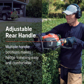 Husqvarna 322HD60 lightweight 11-lb design for easy maneuvering