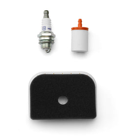 Husqvarna 322L maintenance kit air filter and spark plug improves reliability