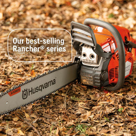 Husqvarna 450S Rancher X-Torq engine delivers efficient power.