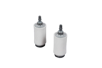 Husqvarna 530095646 fuel filter two-pack, front view for replacement readiness.