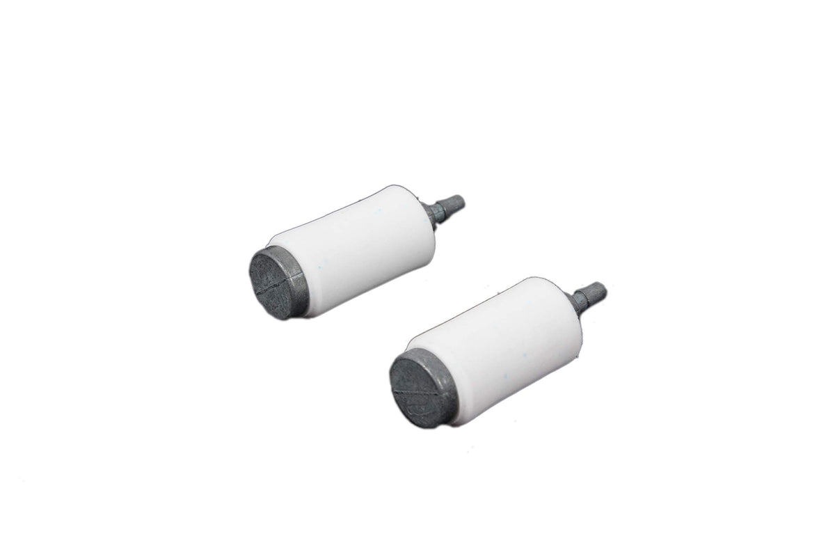 Husqvarna 530095646 fuel filter two-pack in packaging, genuine OEM quality.