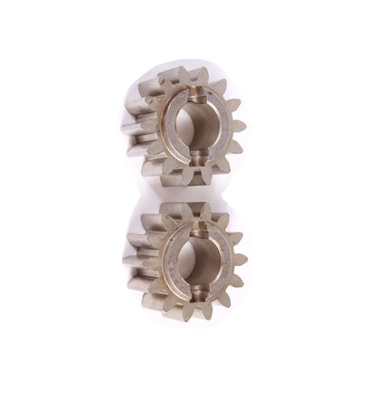 Husqvarna 532404835 14T pinion gear, front view, 1.25-inch size for reliable wheel drive.