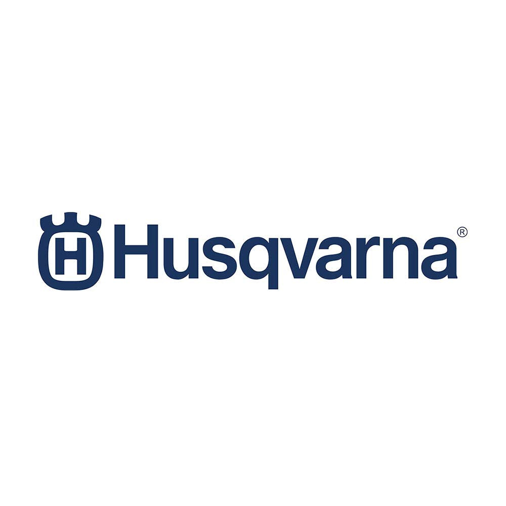 Husqvarna 596271201 leather edge cover shown protecting blade during storage