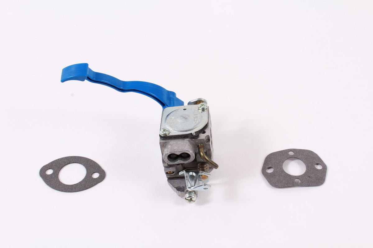 Husqvarna 545081811 carburetor side view showing compact, OEM-ready design
