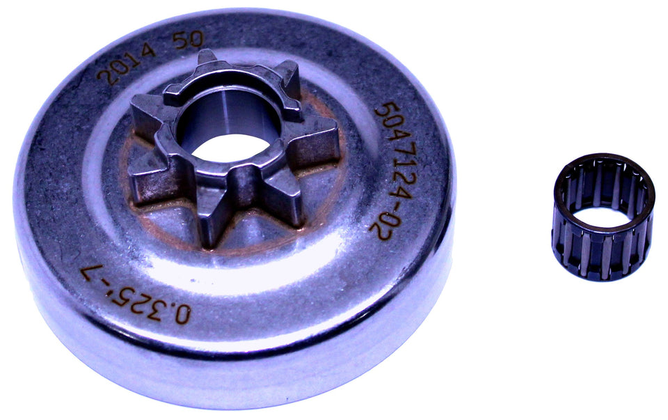 Husqvarna clutch drum assembly for 435/440 chainsaws with integrated sprocket