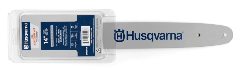 Husqvarna HL280 14-inch bar front view showing durable construction
