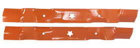 Husqvarna HU42 mulch kit plate directing clippings for even coverage.