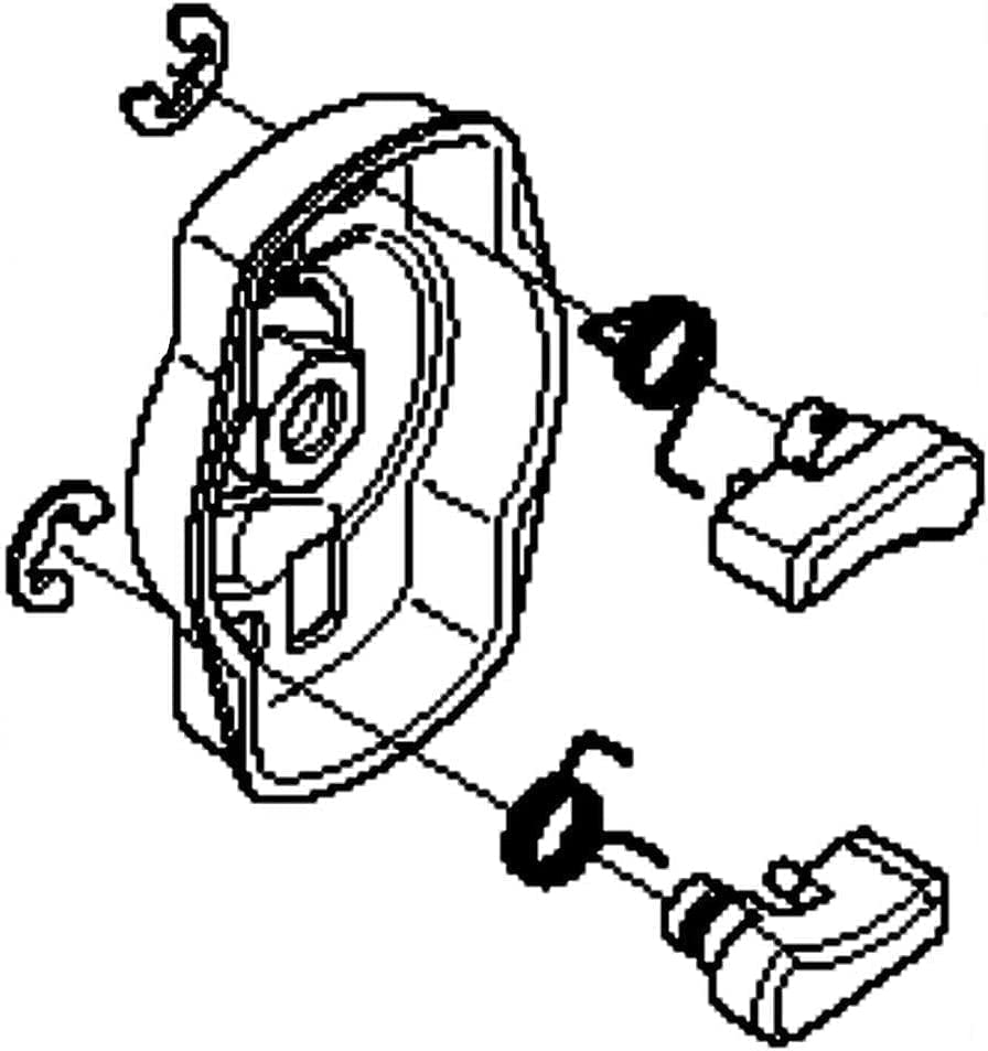 Husqvarna starter pawl new-packaging shows genuine OEM part ready for replacement.