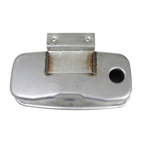 Husqvarna muffler 532188655 installed on a lawn tractor demonstrates proper fit.