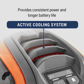 Husqvarna Power Axe 225i boost mode enables extra power for tough branches