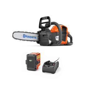 Husqvarna Power Axe 225i cordless chainsaw in use for pruning with smooth cuts