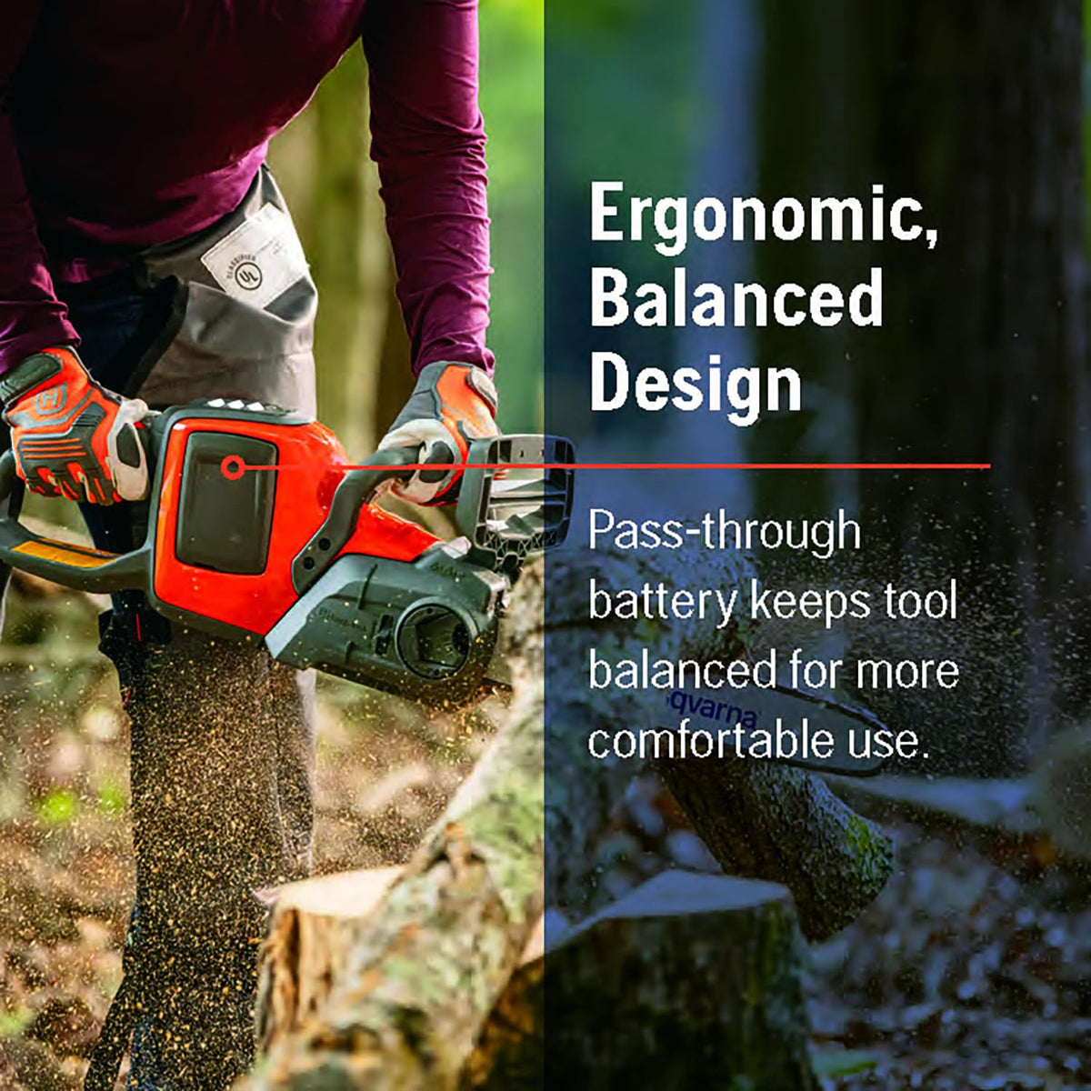 Husqvarna Power Axe 225i weighs 15 percent less for easier handling