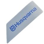 Durable adhesion of Husqvarna decal in outdoor conditions