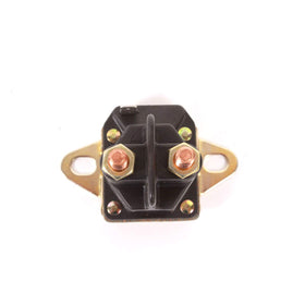 Husqvarna starter solenoid installation step illustrating simple fit.