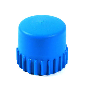 Husqvarna T25 bump knob on trimmer head enabling smooth line advancement.