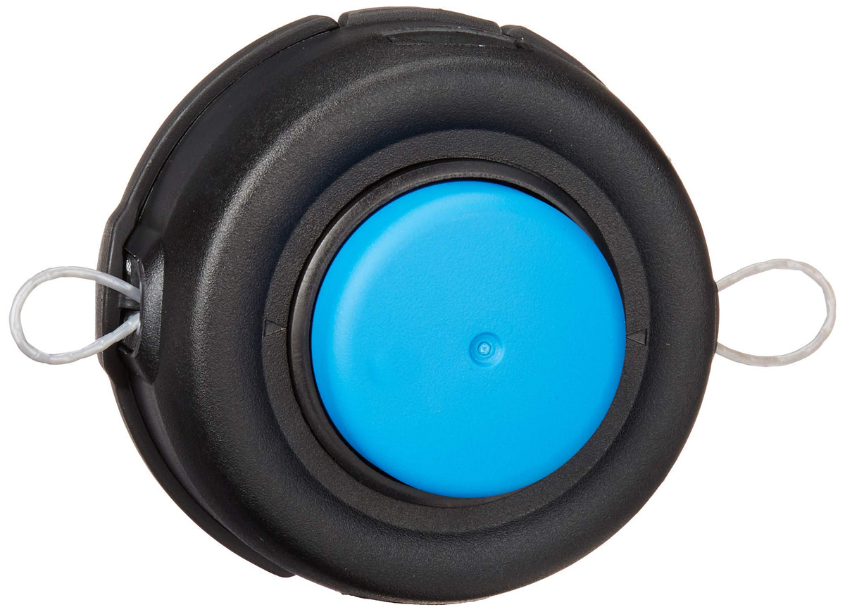 Husqvarna T35 Tap Advance head cap_reload demonstrates quick line replacement.