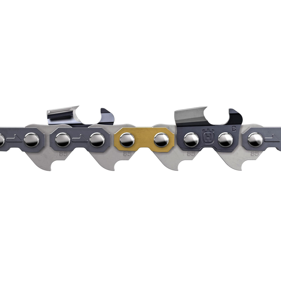 Husqvarna X-Cut C85 18 inch chain for smooth, precise cuts on pro saws.