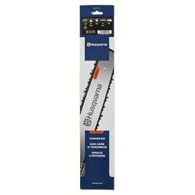 Husqvarna X-Force 16-inch bar side view for fit with Husqvarna saws.