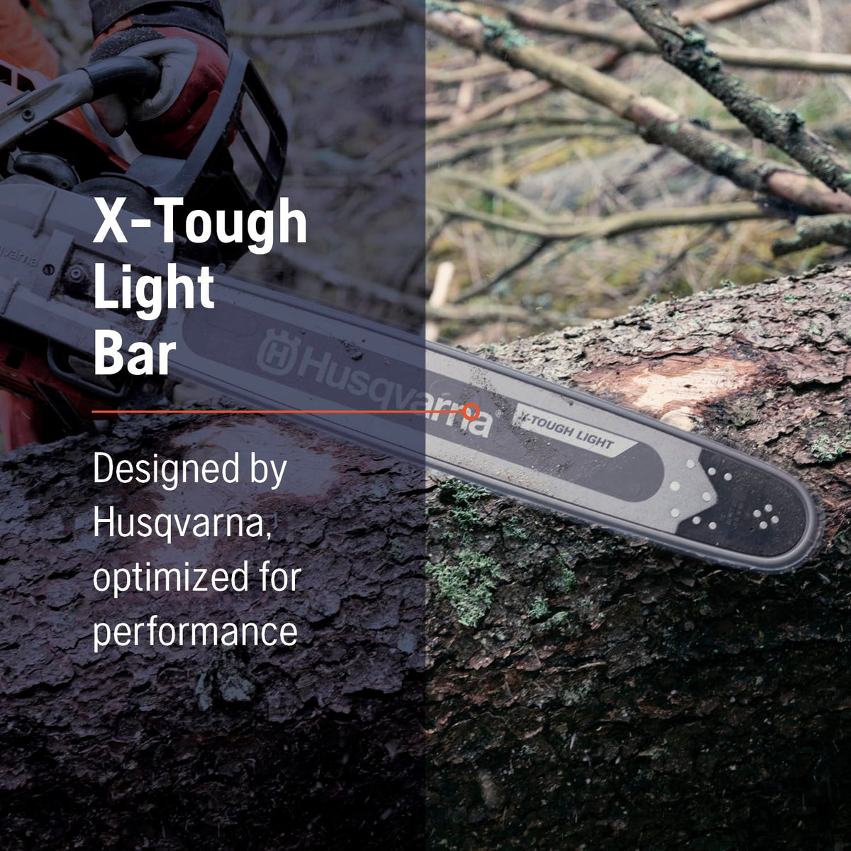 Husqvarna X-Tough Light RSN 24-inch 84-links supports compatible saws' performance.