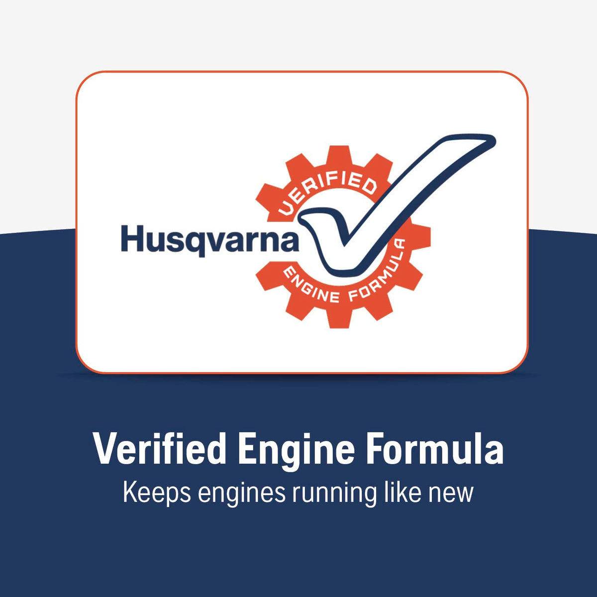 Husqvarna XP+ display showing professional-grade 2-stroke oil