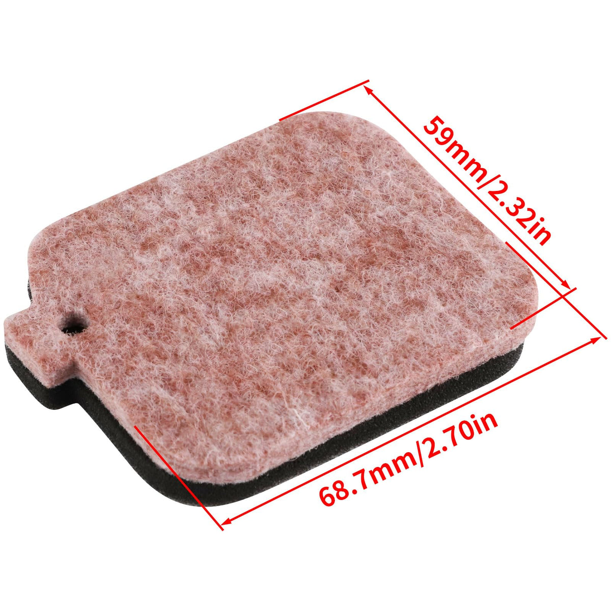 HUSWELL air filter installation step for Stihl BG series