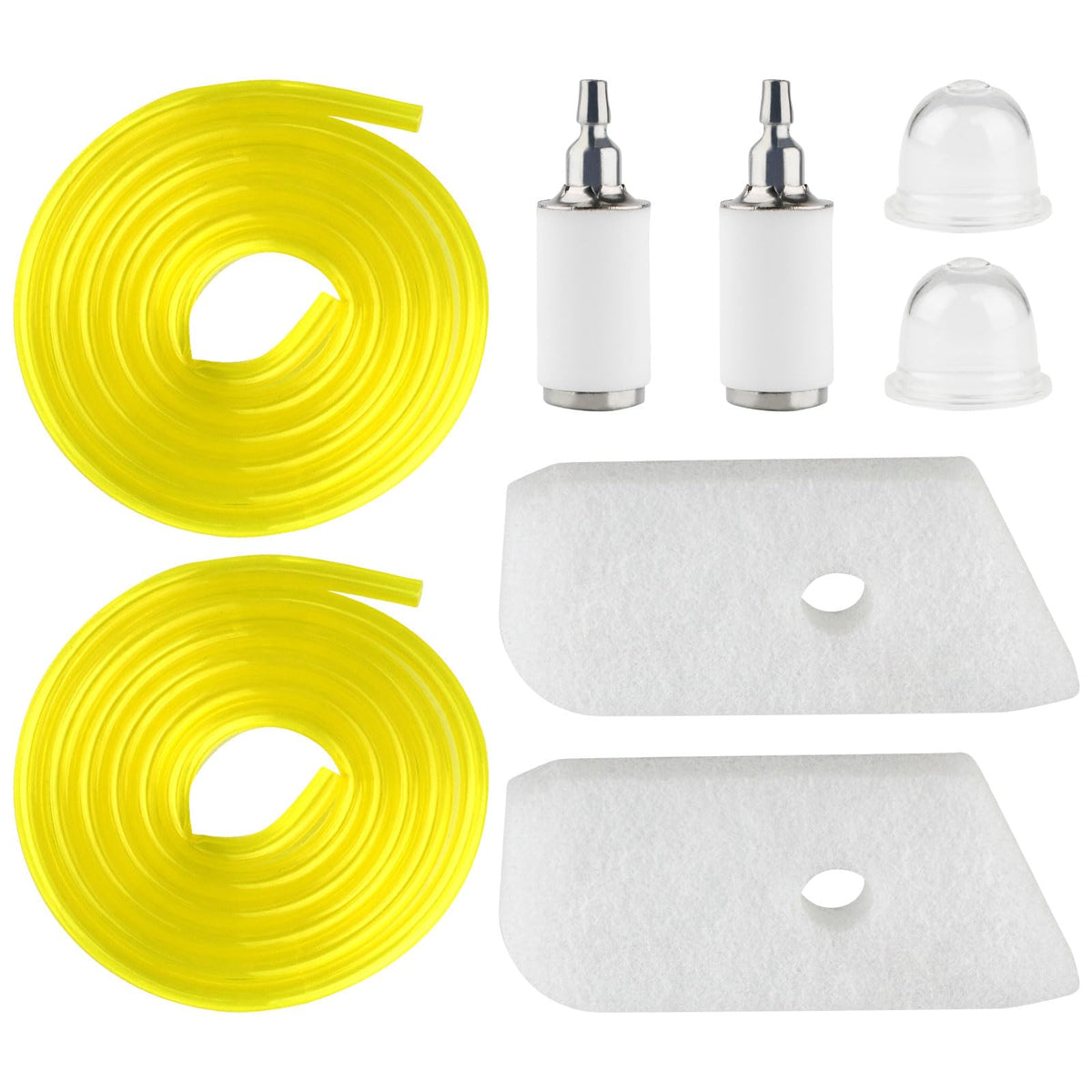 HUSWELL air filter kit for Husqvarna—two filters ready for replacement