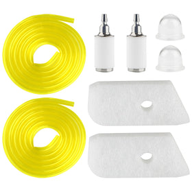 HUSWELL air filter kit for Husqvarna—two filters ready for replacement