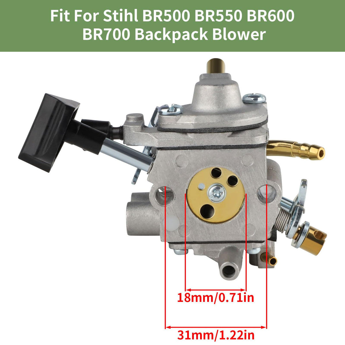 HUSWELL air-filter for BR600 BR500 maintains clean air intake for smoother operation.