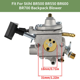 HUSWELL air-filter for BR600 BR500 maintains clean air intake for smoother operation.