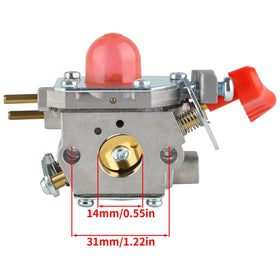 HUSWELL BVM200FE air filter reduces buildup to protect the carburetor