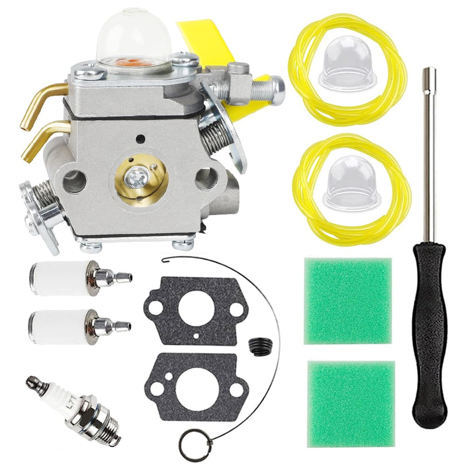 HUSWELL CS26 CS30 carburetor kit compatible with Ryobi, enabling reliable starts and smoother operation.