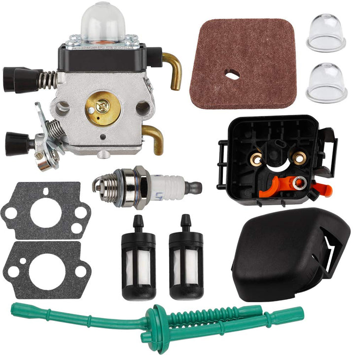 HUSWELL FS45 carburetor for STIHL trimmer enhances reliable starts.