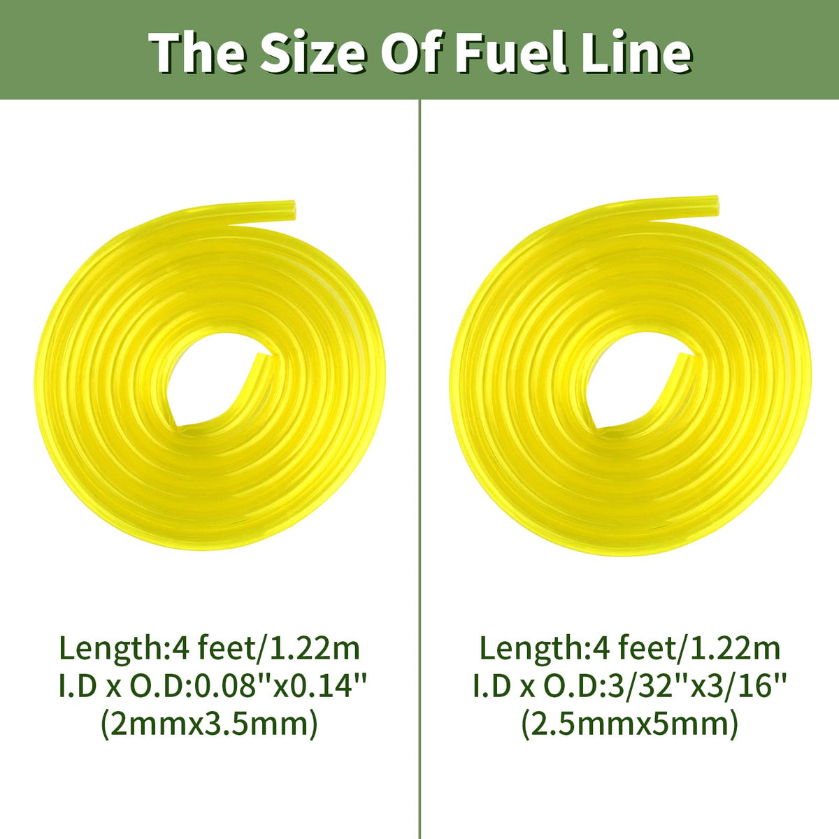 HUSWELL fuel line set for Husqvarna—two lines for reliable fuel delivery