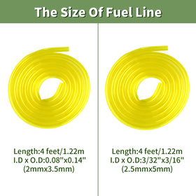 HUSWELL fuel line set for Husqvarna—two lines for reliable fuel delivery